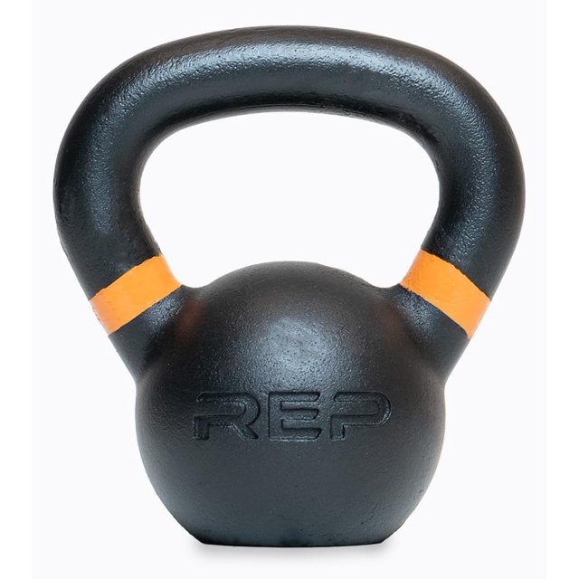 Kettlebell REP de 9 kg de hierro fundido para entrenamiento de fuerza