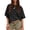 Black, variant on Czanzd Women's Oversized Cotton Short Sleeve T Shirt,White,XXL