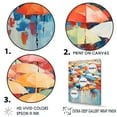thumbnail image 3 of Designart "Umbrella Canopy In The Sky II" Sky Floater Framed Canvas Prints, 3 of 5