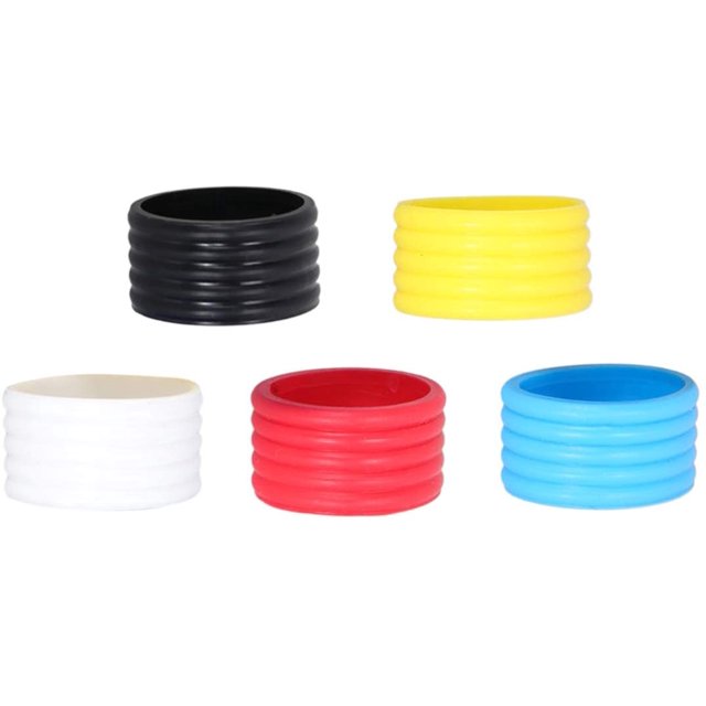 5pcs Tennis Racquet Grips Tennis Racket Grip Band Anti Slip Badminton Tennis Absorbent Overgrip in Place