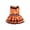 08_Lace Dress Org XL, variant on Halloween Pet Dress for Cats & Dogs with Pumpkin Lace Design, Soft Stretchy & Easy-On Outfit, Perfect for Photography Memory, 9.8in Back by MPOISVA
