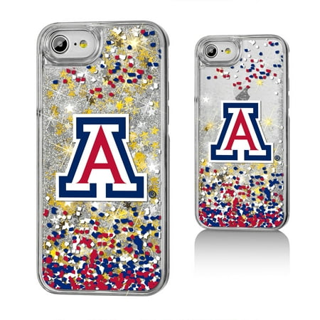Wildcats Iphone Case - U of A Arizona Wildcats Confetti Glitter Case for iPhone 8 / 7 / 6
