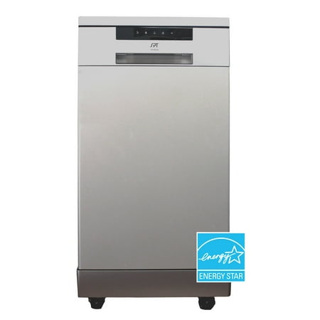 Sunpentown 18 in. Portable Dishwasher with Energy Star  Stainless