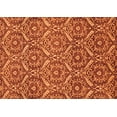 thumbnail image 1 of Ahgly Company Indoor Rectangle Abstract Orange Modern Area Rugs, 7' x 10', 1 of 4