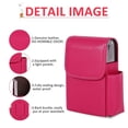 thumbnail image 2 of Estuche de cuero sintético rosa para encendedor, porta cigarrillos, billetera unisex, estuche con soporte para encendedor, 2 of 5