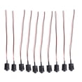 thumbnail image 3 of 10pcs 12V 10mm Pre Wired Constant LED Light Emitting Diode Ultra Bright Water Clear Bulbs #05, 3 of 8