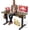 Rustic Brown, variant on YANGLI 48"x24" Electric Standing Desk, 3 Memory Preset, Cable Management, Adjustable Height Rustic Brown