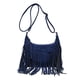 thumbnail image 2 of Bolso de Hombro Macarena con Borlas Estilo Retro Azul, 2 of 7