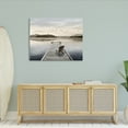 thumbnail image 3 of Stupell Industries Beach Chair on Dock Landscape Painting Gallery Wrapped Canvas Art Print Wall Art, 48 x 36, 3 of 8