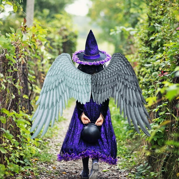 3D Angel Wings Costume Birthday Gift Cosplay Costume Accessory for Halloween