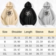 thumbnail image 2 of Skull Cocconut Tree Skeleton Inspirational/Christian Mens Graphic Hoodie Sweatshirt, Gray, Small, 2 of 9