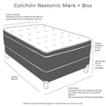 thumbnail image 4 of Colchón Individual + Box + Almohada Osos + Sábanas + Protector de colchón Restonic Mark, 4 of 8