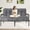 Light Gray, variant on 8‑Inch Queen Folding Mattress, Corduroy Anti‑Slip Floor & Sofa Futon Mattress, Black