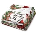 thumbnail image 2 of Red Cardinal Birds Blanket , Red Birds Comfortable Warm Blanket, Light Weight Cozy Plush Blanket ,for All Season Living Room Bedroom Couch 80"x60", 2 of 6