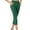 Green, variant on DDAPJ pyju Women's Yoga Pants with Pockets High Waist Stretch Capri Leggings Tummy Control Workout Pants on Sale Black S