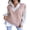 Pink, variant on Aunavey Sweater Vest Women Oversized V Neck Sleeveless Sweaters Womens Cable Knit Tops