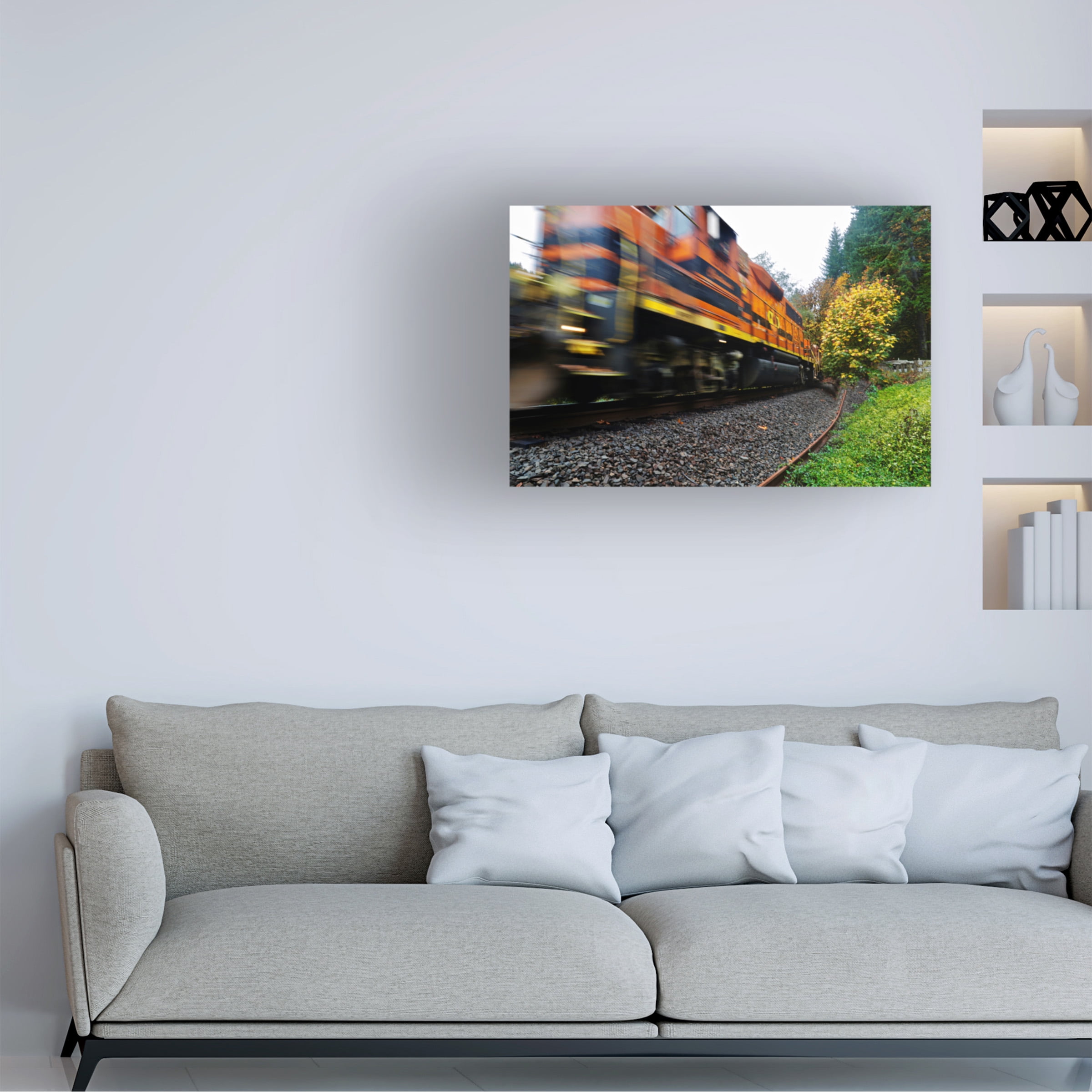 Susan Vizvary Photography 'Missed the Train' Canvas Art
