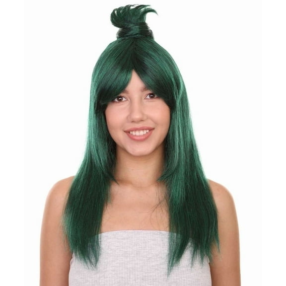 HPO Adult Women's 22" Inch Long Length Straight Halloween Cosplay Anime Hero Mother Wig, Synthetic Soft Fiber Hair, Perfect for your next Conventiton and Party!