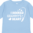 thumbnail image 4 of Inktastic I Hooked Grammy's Heart with Fishing Rod Boys or Girls Long Sleeve Toddler T-Shirt, 4 of 5