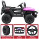 thumbnail image 4 of Camioneta Montable Eléctrica JOYKOO para Niños 12V Bluetooth Control Remoto - Rosa, 4 of 7