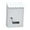 White, variant on DOLITY Solid Mailbox Post Box Mounted Mail Secure Locking Mail Loading Gate Secure Drop White