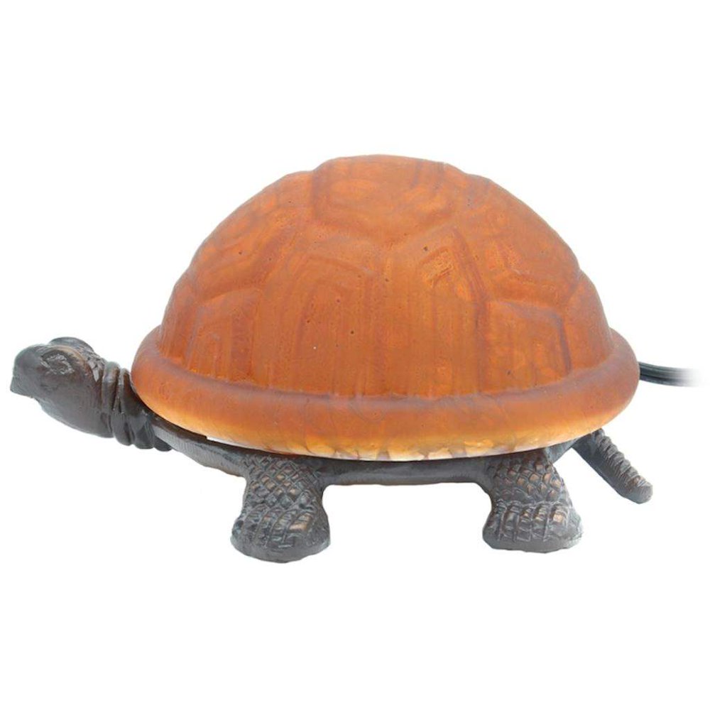 Dennis East 12491 8" Orange Turtle Plug In Night Light Lamp (Orange