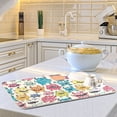 thumbnail image 6 of Cartoon Lovely Monsters Dish Drying Mat 16x18 Absorbent Microfiber Draining Rack Pad for Kitchen Counter Sink, 6 of 8