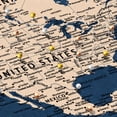 thumbnail image 3 of Elephant Stock Travel Wisdom Ii Push Pin World Map Wall Art - Map Canvas Art - 30" x 20", 3 of 8