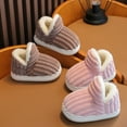 thumbnail image 6 of XIMIN Kids Boys Girls Fuzzy Slipper Faux Fur Lined Machine Washable Cozy & Stylish Slipper Non-Slip Soft Sole Indoor House Flat Shoes Outdoor Winter Warm Slippers, 6 of 6