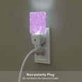 thumbnail image 5 of Honeii Lilac Glittering Print LED Night Light with Light Sensor, Night Lights Plug Into Wall,Ideal for Bedrooms and Hallways-UK, 5 of 7