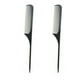 thumbnail image 1 of Peine de corte profesional, peine de peluquero de dientes finos y anchos, peine de corte de fibra de carbono negro, peine de peinado., 1 of 5