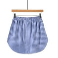 thumbnail image 4 of Birdeem Jupe Grande Taille à Rayures Transparentes Superposées pour Femmes, 4 of 9