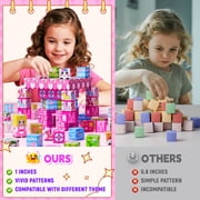 150PCS Princess Magnetic Building Blocks, Sensory Construction Toys for Girls Ages 3-10, Adorable Gift for Toddlers & Kids