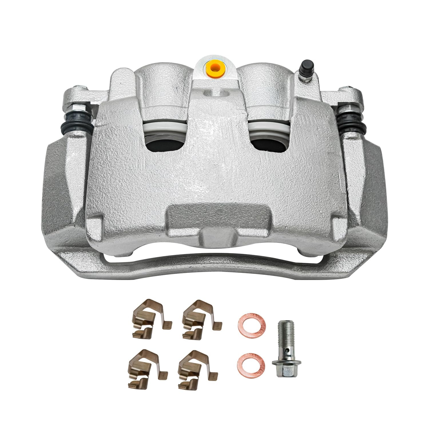 Detroit Axle - 2 Front Left and Right Disc Brake Calipers with Bracket Replacement for Dodge Ram Dakota 1500 Classic