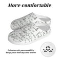 thumbnail image 6 of Picia Chemical Formulas for Women's Lamb-hug Comfy Fleece House Slippers Memory Foam, Slip-on House Shoes Indoor Outdoor-40/41, 6 of 7