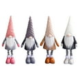 thumbnail image 2 of Christmas Plush Gnomes Doll Ornament-Lovely Retractable Spring Legs Gnomes Doll Table Decor for Home Shelf Fireplace Ornaments Holiday Party Christmas Decorations(19.29"*7.48"), 2 of 6