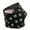 Black, variant on 2 1/2" X10 Yards Black Paw Prnt White Stn Ribbon W/Wired Edge by Paper Mart