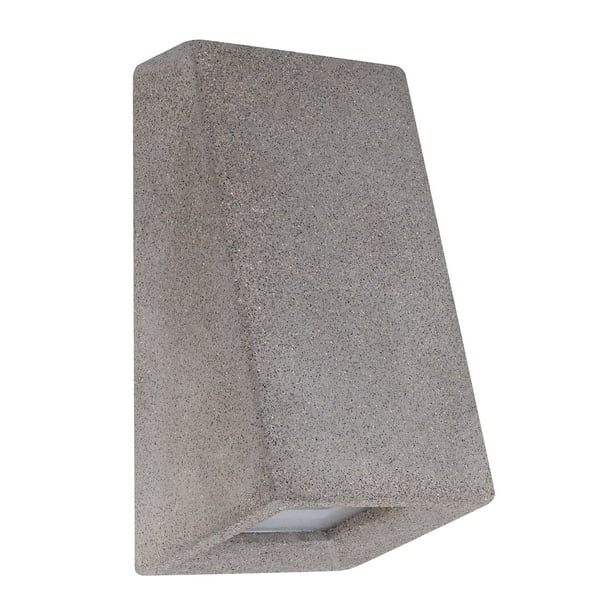 Estevez Luminaria de Muro Decorativa LED Karen Small, Cemento, Protección IP44, Foco GU10