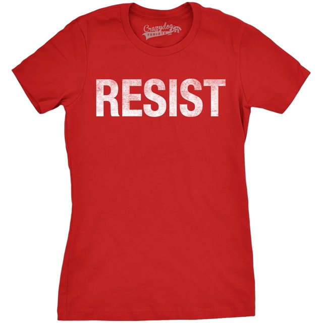 Crazy Dog T-Shirts T-Shirt Femme Résistant Politique RBG Ruth Bader Ginsburg Protestation Destitution Résistance Graphique