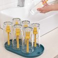 thumbnail image 4 of Rejilla para secado de botellas con cepillo de limpieza FleinngHoz JD711620833, 4 of 7