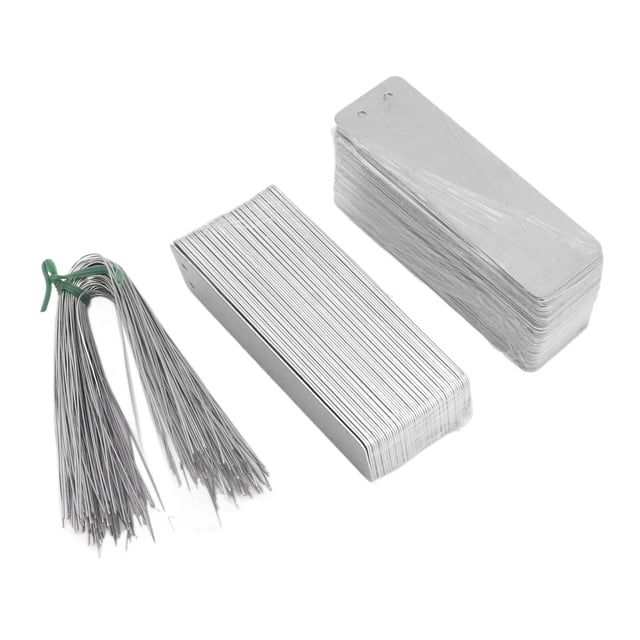 Etiquetas Para árboles, Etiquetas De Plantas De Metal De Doble Cara, Ligeras, Prácticas, 100 Piezas, Amplio Espacio Para Jardinería
