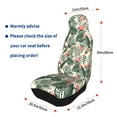 thumbnail image 4 of Yiaed Palm Trees and Tropical Print Car Seat Covers,Universal Auto Seats Protector Fits for Car,SUV Sedan,Truck,Automotive Seat Covers & Accessories(Two packs), 4 of 7