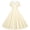 Beige, variant on Girls Summer Dress,Solid Color Lapel Short Sleeve Style Dance Dress with Button Waist for Girls Spring Summer,Dress for Girls Pink 7-8 Years