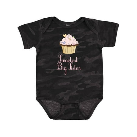 

Inktastic Sweetest Big Sister Gift Baby Girl Bodysuit