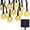 Warm White-1, variant on Solar Crystal Ball Lights Outdoor,Waterproof 20ft 30LED Bubble Globe Solar Fairy String Lights 8 Mode For Bistro Garden Yard Home Party Wedding Christmas Decoration.