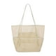 thumbnail image 1 of Bolsa de playa familiar de gran capacidad para piscina, ideal para viajes de vacaciones. Beige, 1 of 8