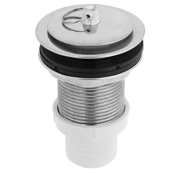 Unique Bargains Household 61mm Dia Drain Hole Metal Rubber Sink Basket Strainer Kit