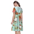 thumbnail image 7 of Lsque Sanrio Print Women's Casual Dress T-Shirt Summer Short Sleeve Scoop Neck Swing Dresses, 7 of 7