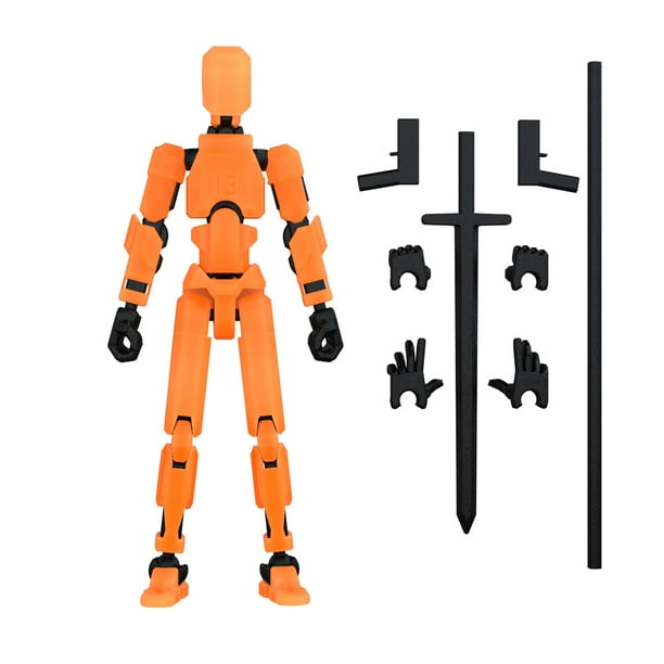 Figura de acción MerryXD Titan 13 Dummy 13, juguete impreso en 3D