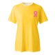thumbnail image 4 of Camiseta de manga corta con cuello redondo estampada para mujer: patrón elegante, tejido suave, ropa informal para el día a día para primavera/verano/otoño, 4 of 5